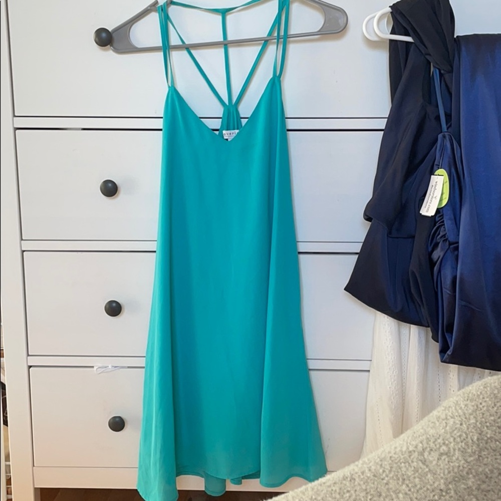 Turquoise dress